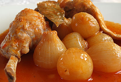 Rabbit stifado